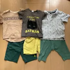 夏服まとめ売り　6点　90サイズ　Tシャツ　半パン　ズボン　半袖　男の子