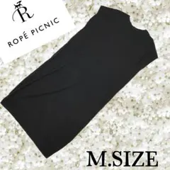 o90〚ROPÉ PICNIC〛 ノースリーブワンピース ブラック Mサイズのサムネイル