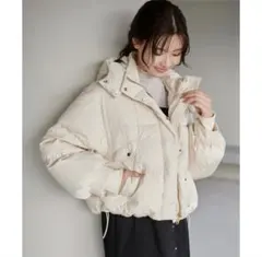 ■LILIAN CARAT■フード付きダウンジャケット