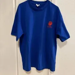 kenzo Tシャツ　青色　レア　バラ