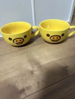 RILAKKUMA イエローマグカップ 2個セット