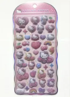 ハローキティ コットンパフィーシール