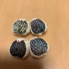 手作りフクロウの部品　目玉なし　４個