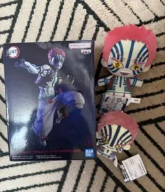 鬼滅の刃　猗窩座　ちびぐるみ　ともぬい　ナムコ限定フィギュア　セット