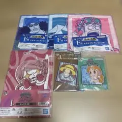 ワンピース　一番くじ　まとめ売り　タオル　ラバーアソート　コースター