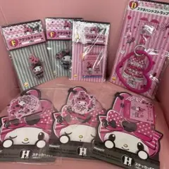 happyくじ　マイメロクロミ 当たりくじ マイメロディ7点セット