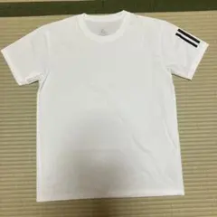 adidas ホワイト Tシャツ スリーストライプ