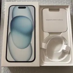 Apple iPhone 15 空箱 青色
