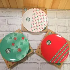 Starbucks ホリデー プレート 3枚セットのサムネイル