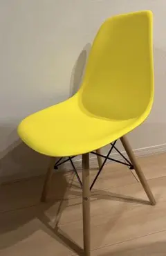 【引取限定】シェルチェアー | イエロー | モダンデザイン
