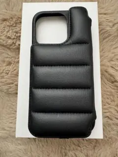 DEMIU パッド入りレザー iPhoneケース ブラック