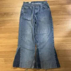 Lee DUNGAREES リメイク フレアデニムパンツのサムネイル
