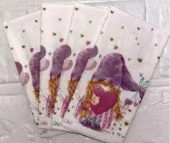 ꕤ︎︎·͜· ︎︎ ポケットサイズ4⑱・4枚セットペーパーナプキン