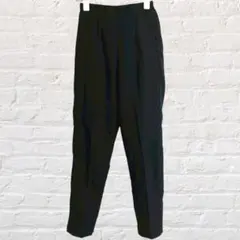 クラシカルエルフ スラックス ウエストゴム センタープレス テーパード パンツ