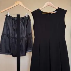 BEAUTY&YOUTH ノースリーブワンピース ブラック