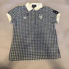 【美品】パーリーゲイツ　ポロシャツ 0グレンチェック