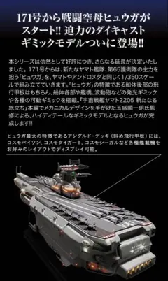 アシェット1/350 戦闘空母『ヒュウガ』171号〜250号　全80号のサムネイル