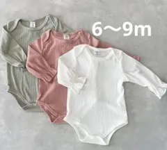 新品未使用SHEIN ロンパース３点セット　6〜9m