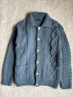 90s old uniqlo アランニットカーディガン L