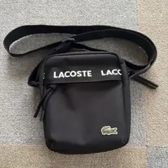 LACOSTE ショルダーバッグ ブラック
