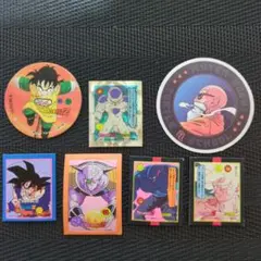 ドラゴンボールZ キラキラカード マグネット シール メンコ セット