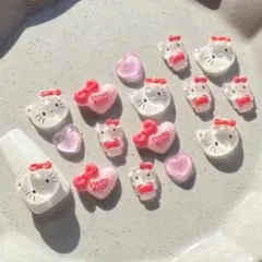 無言購入OK⭕️ サンリオ ハローキティ ネイル　ネイルパーツセット