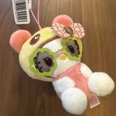 パンダ ハローキティレトロサングラスマスコット