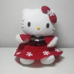 ★激レア★ ハローキティ ぬいぐるみ（クリスマス仕様 赤ドレス）