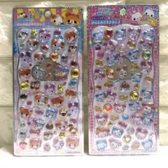 ジュエルプチドロップシール　ハムハムCafe ハッピーマーチ　２点セット