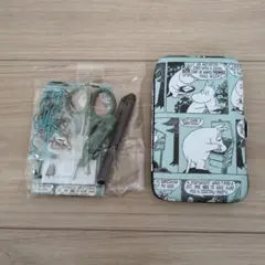 ムーミン　リンネル付録　文具7点セット