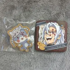 鬼滅の刃 バレンタイン 缶バッジ　アニマルクッキーバッジ　宇髄天元