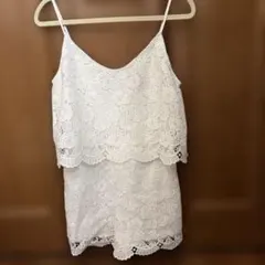 FOREVER 21 ホワイト レース ビスチェ Sのサムネイル