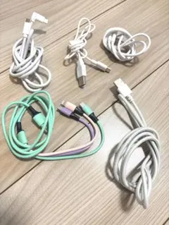 充電ケーブルセット 5本 ELECOM TYPE-C Lightning
