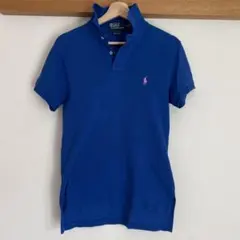 Polo by Ralph Lauren カスタムフィット ポロシャツ S 青