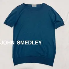 JOHN SMEDLEY シーアイランドコットン ニットセーター ネイビーM