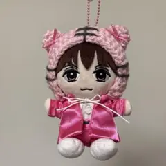 Travis Japan はぴぬい用ぬい服 トラボンネット ピンク - メルカリ