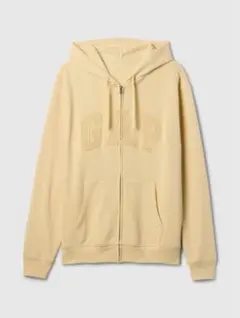 リラックス GAPロゴ ジップアップパーカー