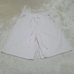 GU ストライプ ベージュ ショートパンツ Sサイズ