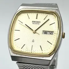 SEIKO マジェスタ ヴィンテージ 腕時計 クオーツ 角型 ゴールド 稼働品