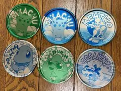 【初代ポケモン】 メタルコースター 6枚セット（永谷園）のサムネイル