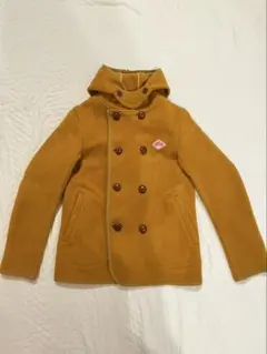ダントン　ウールモッサ　Pコート　ショートジャケット　マスタード34サイズ