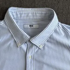 ✴︎UNIQLO✴︎ユニクロ ビジネス ドライジャージ素材ストレッチ半袖シャツXLのサムネイル