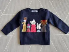 familiar 動物セーター　80