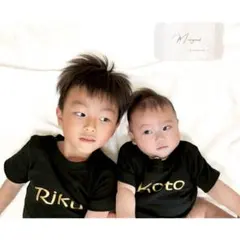 お名前入りオーダーTシャツ★おそろいコーデ