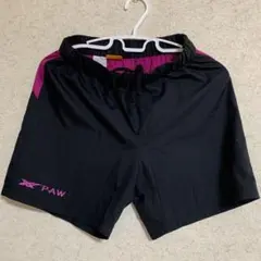No306 PAW ブラック ピンク ショートパンツ M