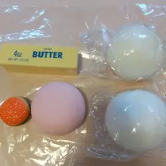 お得 スクイーズ5点セット 大福 大型 バター ハンバーガー