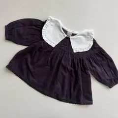 petit main コーデュロイブラウス