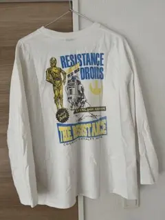 STAR WARS 長袖Tシャツ メンズ クルーネック　C-3PO R2-D2のサムネイル
