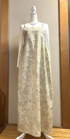 ˚✧⁎⁺˳✧༚大島紬　着物リメイク　ハンドメイド　キャミワンピース˚✧⁎⁺˳✧༚