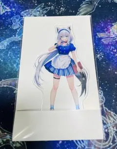 ホロライブ　白上フブキ　アクリルスタンド　ローソン　メイド